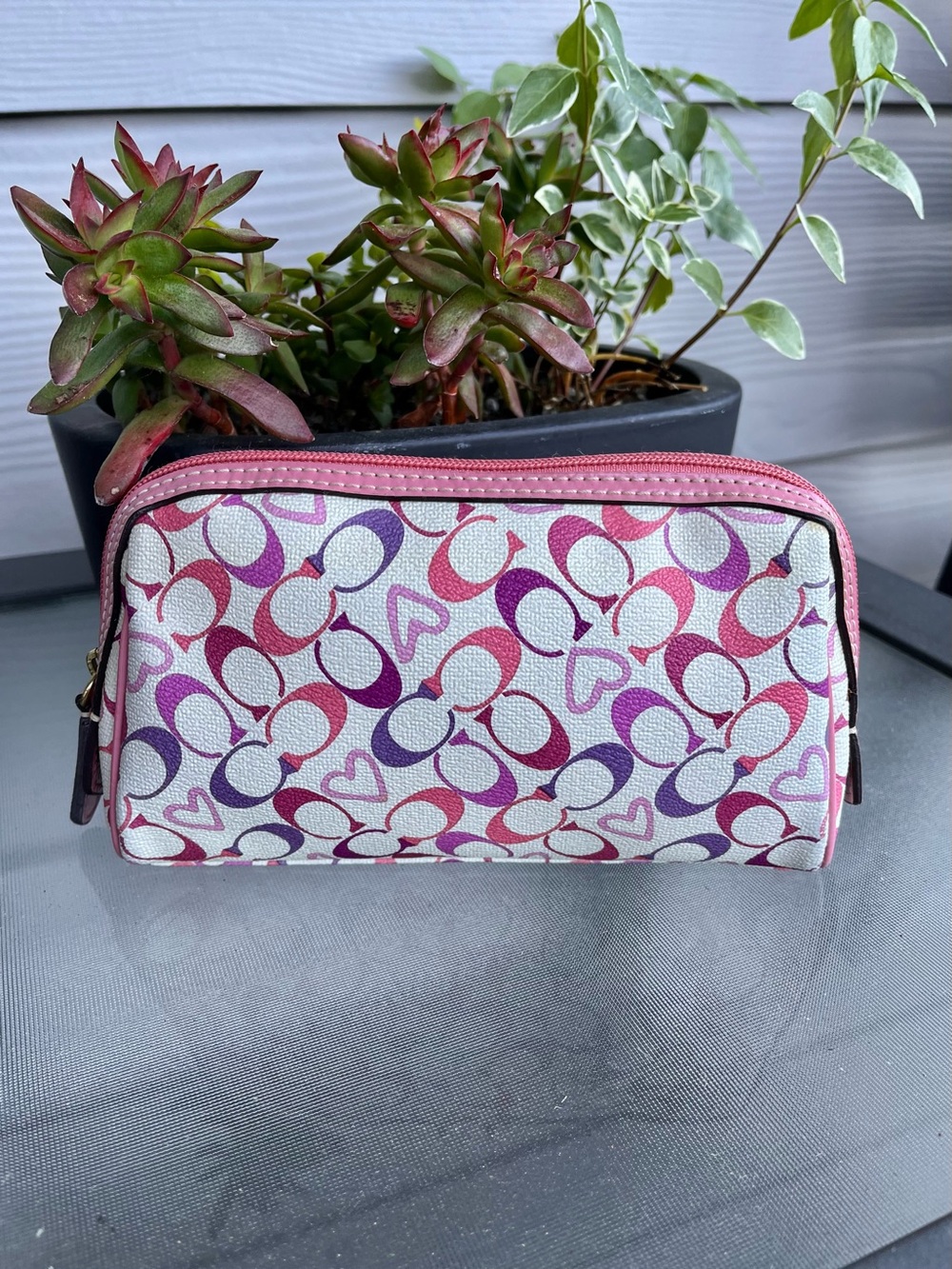Vintage Coach Cosmetic Bag - Picture 3 of 10